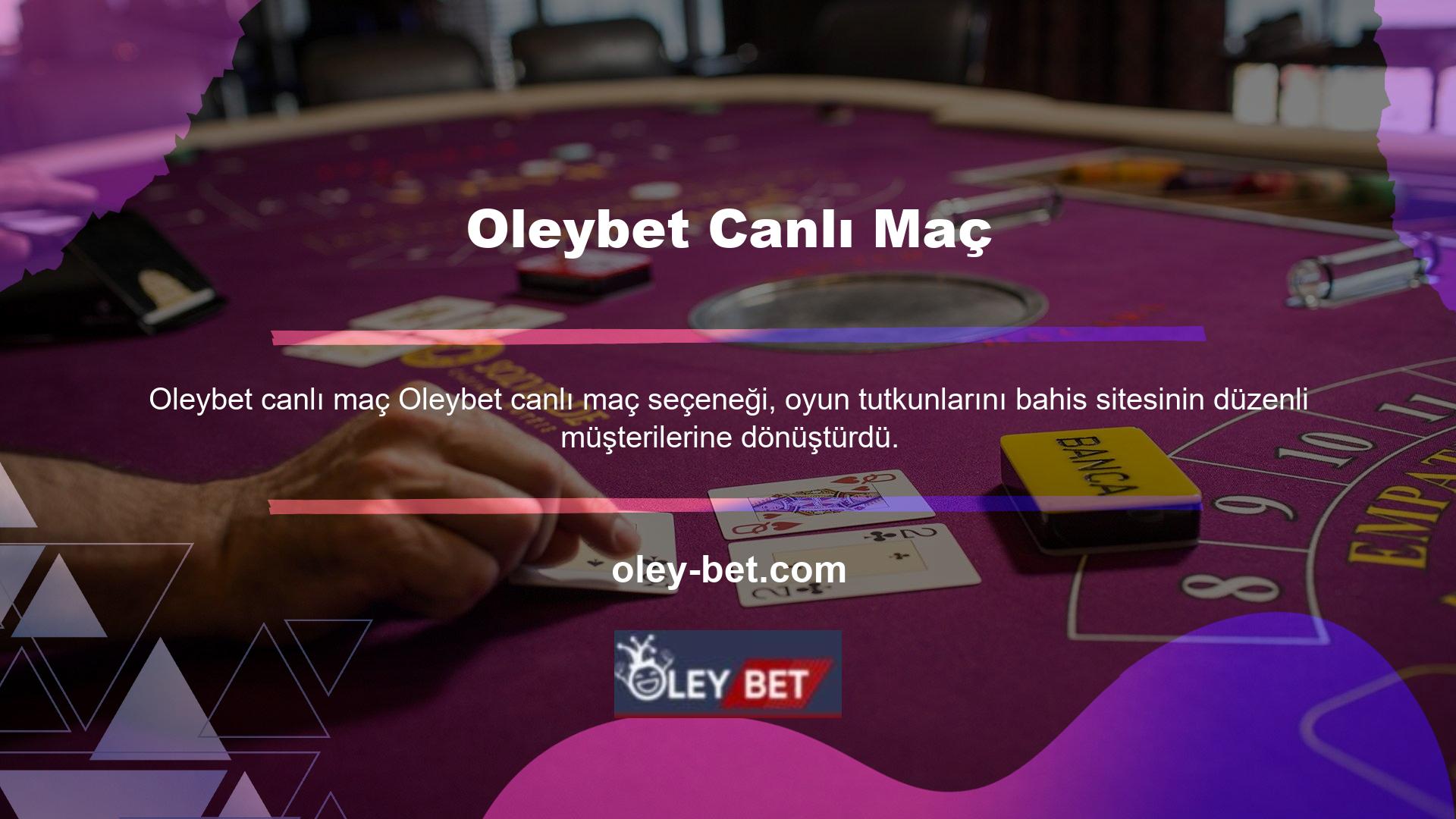 Oleybet TV'de canlı uluslararası maçları ve spor etkinliklerini ücretsiz olarak yayınlamakta ve web sitesinde aktif içerik yayınlamaktadır
